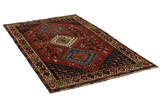 Qashqai - Shiraz Персийски връзван килим 265x152 - Снимка 1