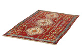Yalameh - Qashqai Персийски връзван килим 164x105 - Снимка 2