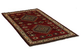 Yalameh - Qashqai Персийски връзван килим 198x107 - Снимка 1