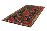 Yalameh - Qashqai Персийски връзван килим 296x146 - Снимка 2