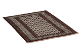Baluch - Turkaman Персийски връзван килим 112x81 - Снимка 1