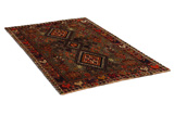 Qashqai Персийски връзван килим 215x124 - Снимка 1
