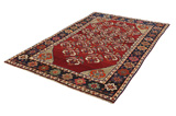 Qashqai - Shiraz Персийски връзван килим 283x183 - Снимка 2
