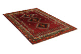 Yalameh - Qashqai Персийски връзван килим 230x150 - Снимка 1
