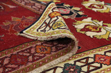 Qashqai - Shiraz Персийски връзван килим 243x151 - Снимка 5