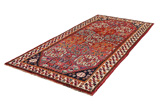 Qashqai - Shiraz Персийски връзван килим 308x151 - Снимка 2