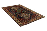 Yalameh - Qashqai Персийски връзван килим 275x159 - Снимка 1