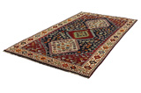 Yalameh - Qashqai Персийски връзван килим 275x159 - Снимка 2