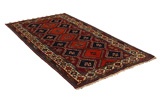 Yalameh - Qashqai Персийски връзван килим 283x145 - Снимка 1