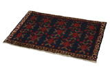 Afshar - Sirjan Персийски връзван килим 67x91 - Снимка 2