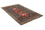 Qashqai - Shiraz Персийски връзван килим 205x128 - Снимка 1