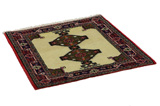 Jozan - Sarouk Персийски връзван килим 83x81 - Снимка 1