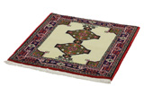 Jozan - Sarouk Персийски връзван килим 83x81 - Снимка 2
