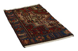 Nahavand - Ornak Персийски връзван килим 95x63 - Снимка 1