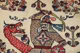Bijar - Kurdi Персийски връзван килим 87x77 - Снимка 5