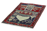 Bijar Персийски връзван килим 101x68 - Снимка 2